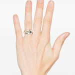 Anello bear ring con pietra in argento Yvmin - donna 