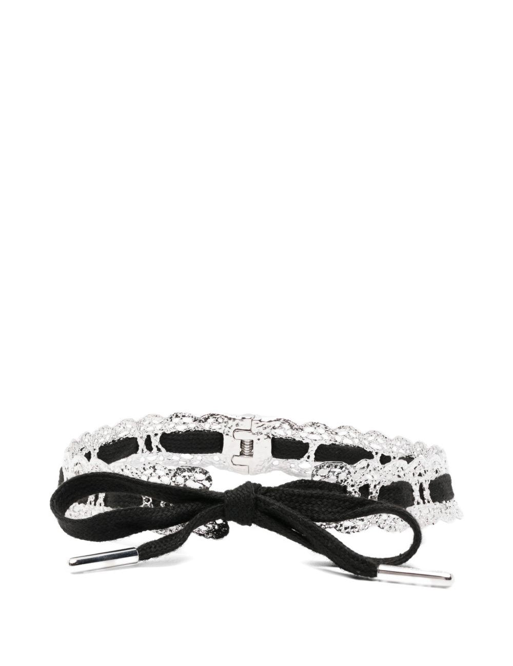 Choker in pizzo in nero Yvmin - donna 