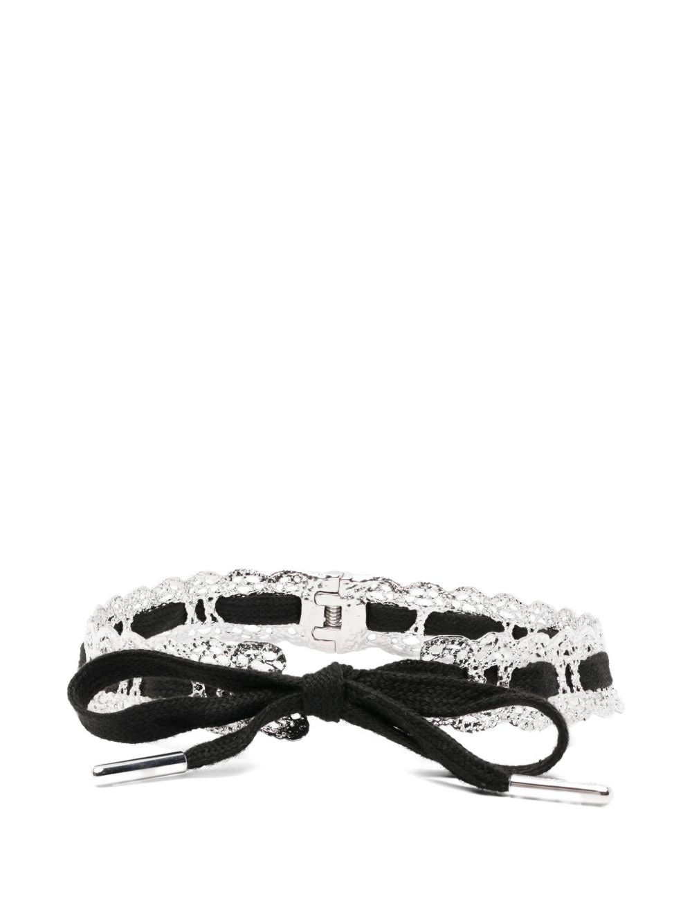Choker in pizzo in nero Yvmin - donna 