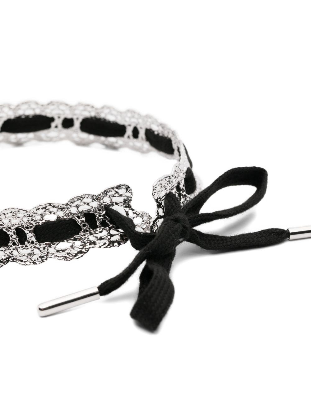 Choker in pizzo in nero Yvmin - donna 