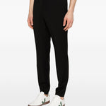 Pantaloni con chiusura nascosta in nero Zegna - uomo 