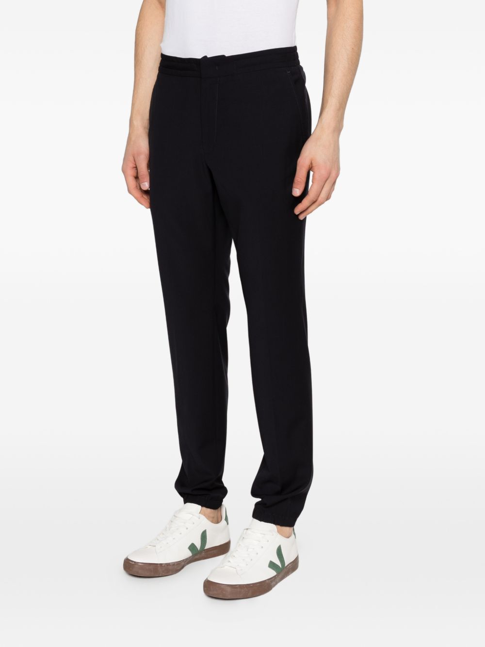 Pantaloni con chiusura nascosta in blu Zegna - uomo 