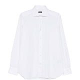 Camicia classica a maniche lunghe in bianco Zegna - uomo 