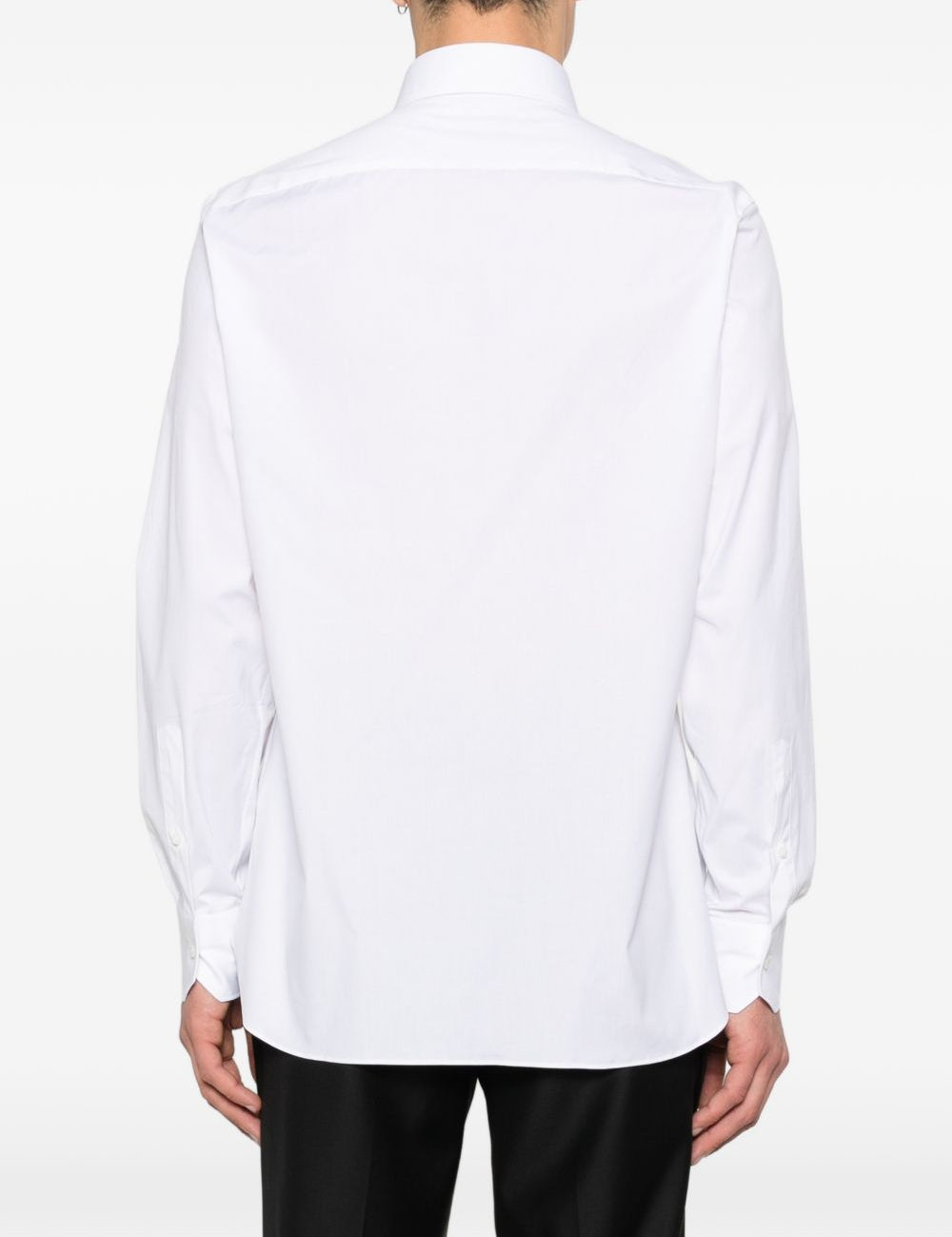 Camicia classica a maniche lunghe in bianco Zegna - uomo 