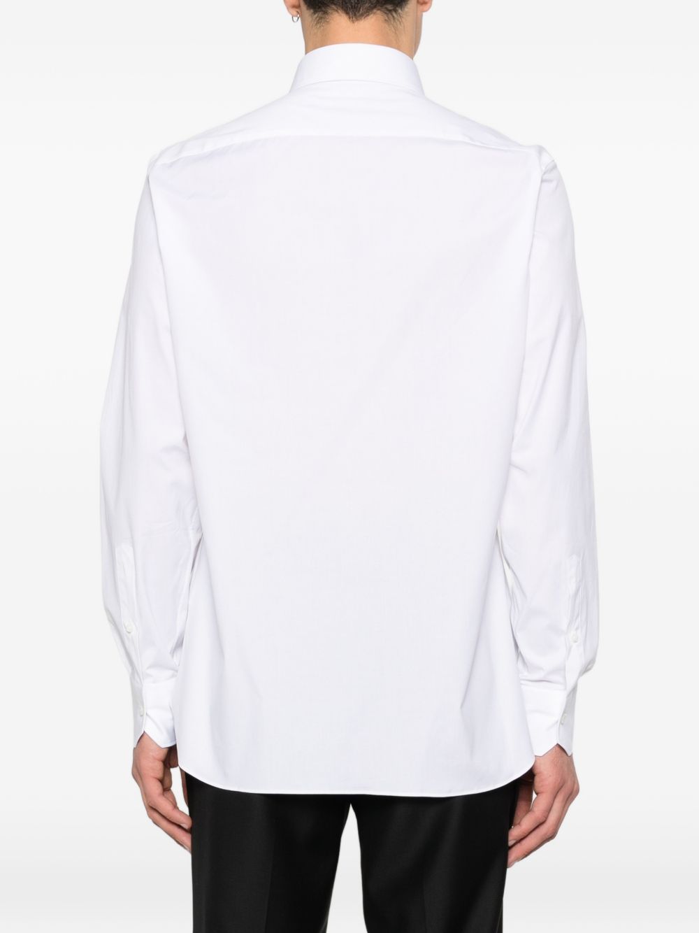 Camicia classica a maniche lunghe in bianco Zegna - uomo 