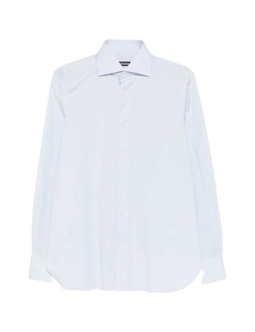 Camicia classica a maniche lunghe in azzurro Zegna - uomo 