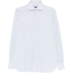 Camicia classica a maniche lunghe in azzurro Zegna - uomo 