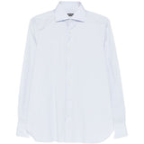 Camicia classica a maniche lunghe in azzurro Zegna - uomo 