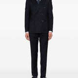 Camicia classica a maniche lunghe in azzurro Zegna - uomo 