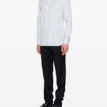 Camicia classica a maniche lunghe in azzurro Zegna - uomo 
