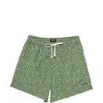Costume da bagno con stampa geometrica in verde Zegna - uomo 