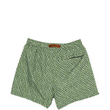 Costume da bagno con stampa geometrica in verde Zegna - uomo 