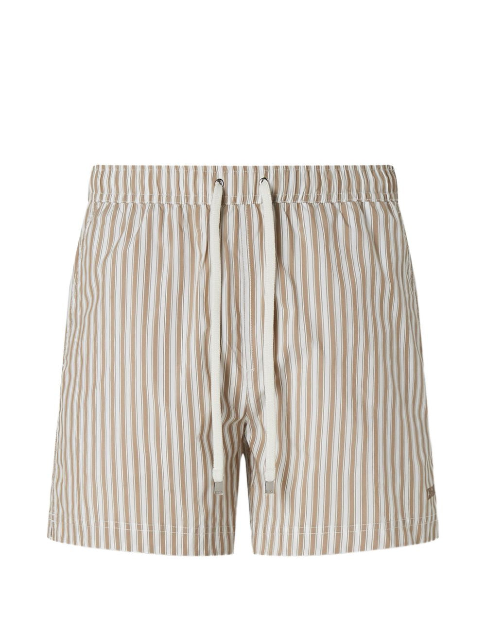 Costume da bagno a righe  in beige Zegna - uomo 