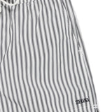 Costume da bagno a righe con coulisse in bianco e grigio  Zegna - uomo 