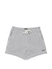 Striped swimming trunks with drawstring in white and grey Zegna - men