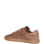 Sneakers in suede in marrone Zegna - uomo 