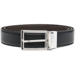 Cintura con fibbia in nero Zegna - uomo 