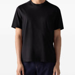 T-shirt in cotone piqué in nero Zegna - uomo 