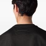 T-shirt in cotone piqué in nero Zegna - uomo 