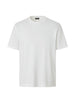 T-shirt in cotone piqué in bianco Zegna - uomo