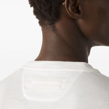 T-shirt in cotone piqué in bianco Zegna - uomo 