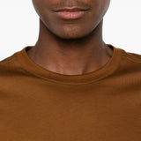 T-shirt a maniche corte in marrone Zegna - uomo 