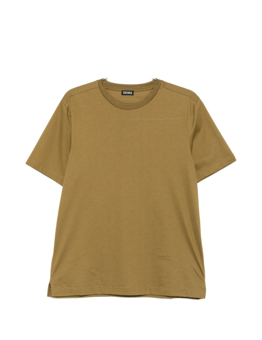 T-shirt a maniche corte in verde Zegna - uomo 