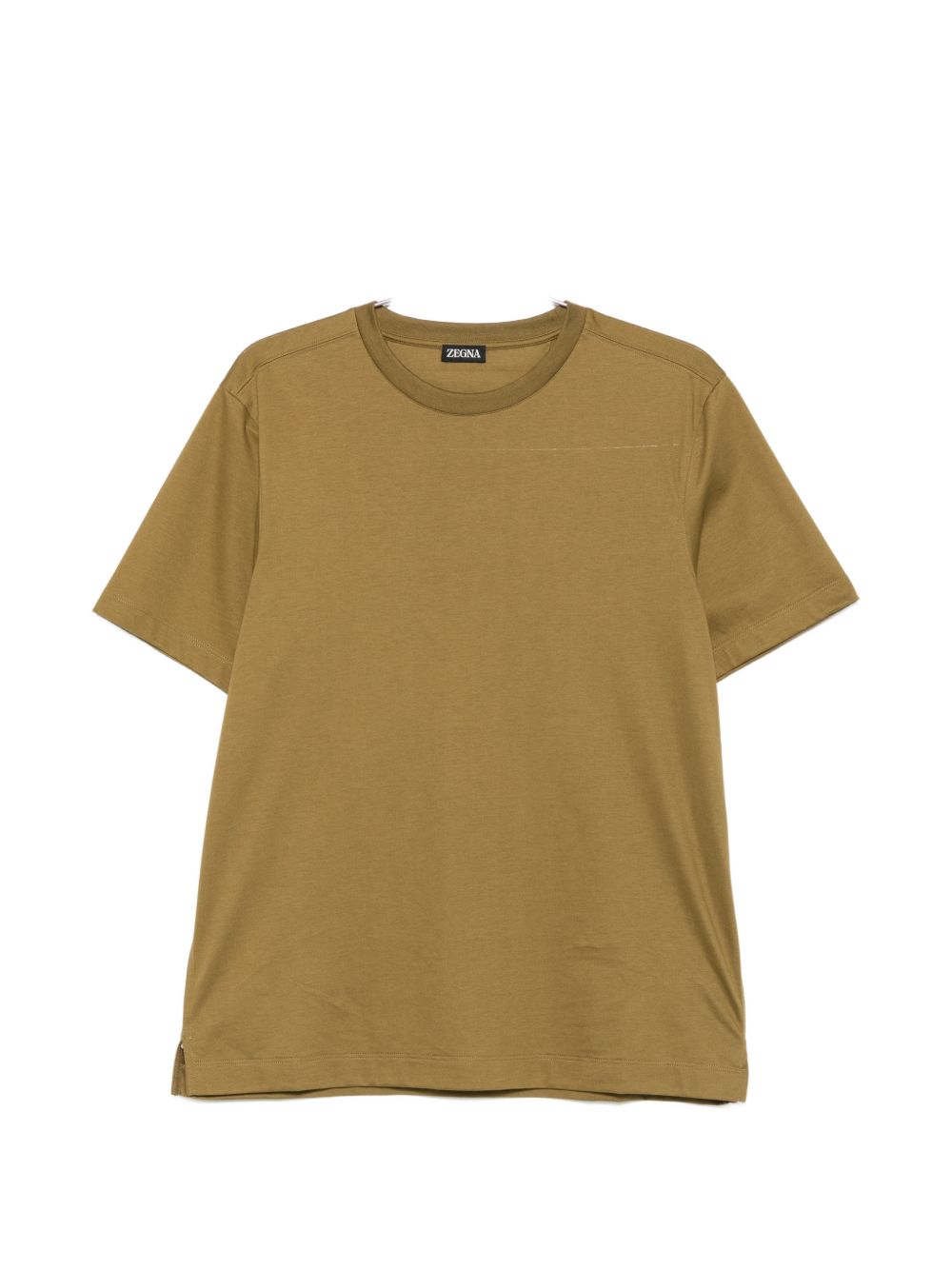 T-shirt a maniche corte in verde Zegna - uomo 