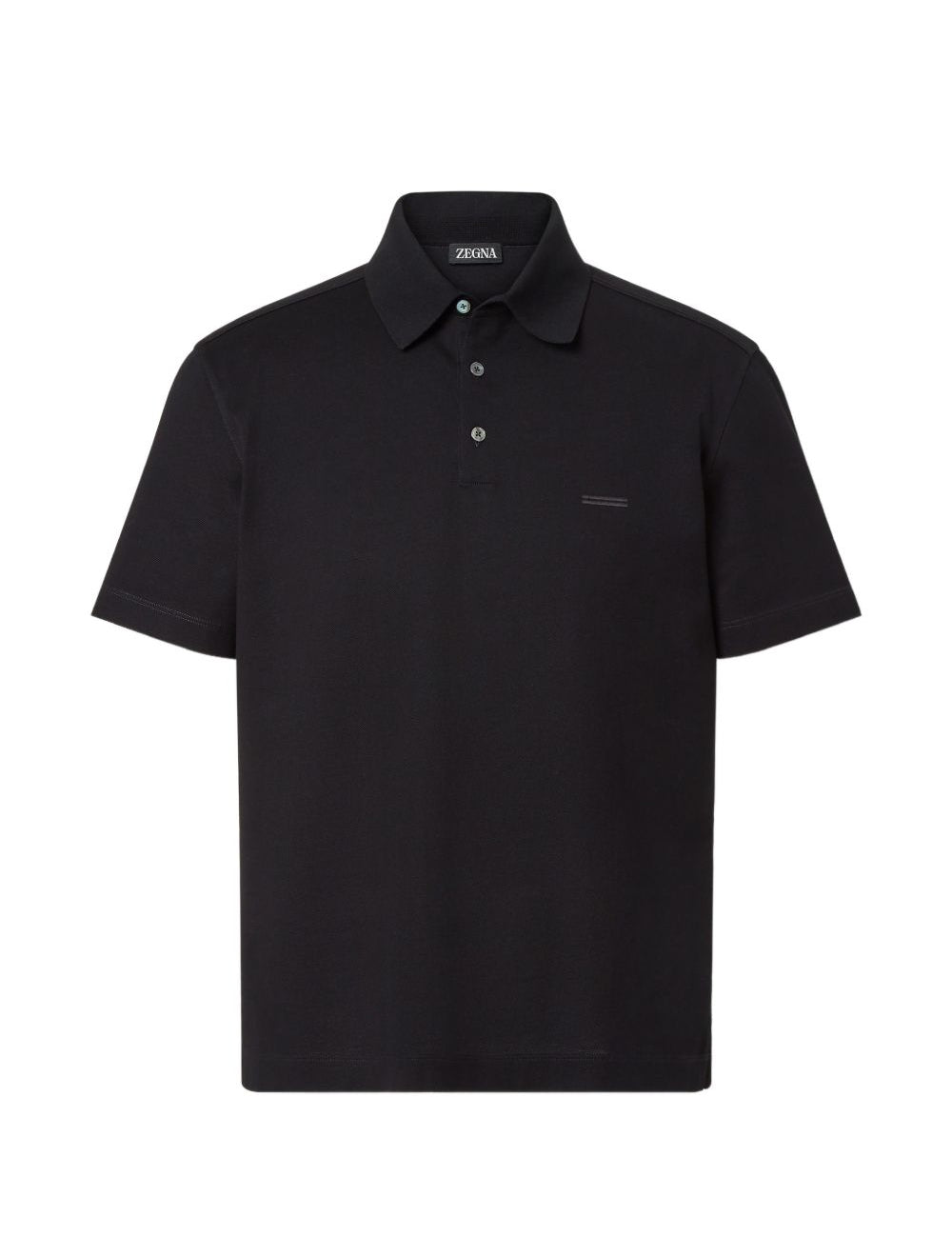 Polo Oasi a maniche corte in nero Zegna - uomo 