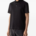 Polo Oasi a maniche corte in nero Zegna - uomo 