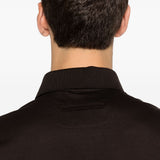 Polo a maniche corte in marrone Zegna - uomo 