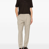 Polo a maniche corte in marrone Zegna - uomo 