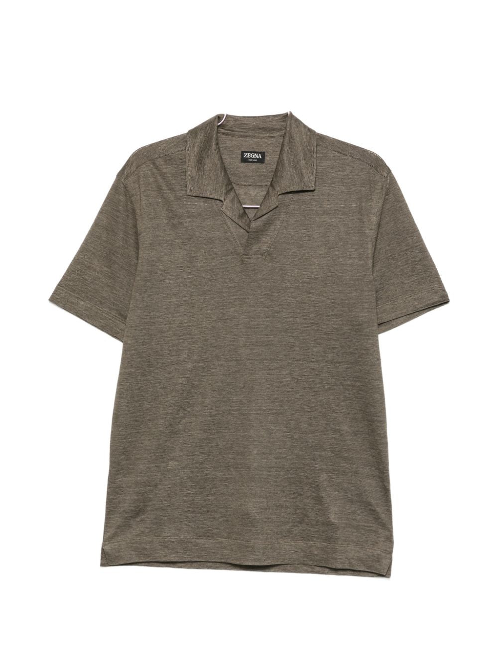 Polo a maniche corte oasi in grigio Zegna - uomo 