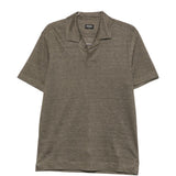 Polo a maniche corte oasi in grigio Zegna - uomo 