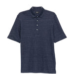 Polo con bottoni in blu Zegna - uomo 