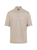 Polo in lino oasi in beige Zegna - uomo