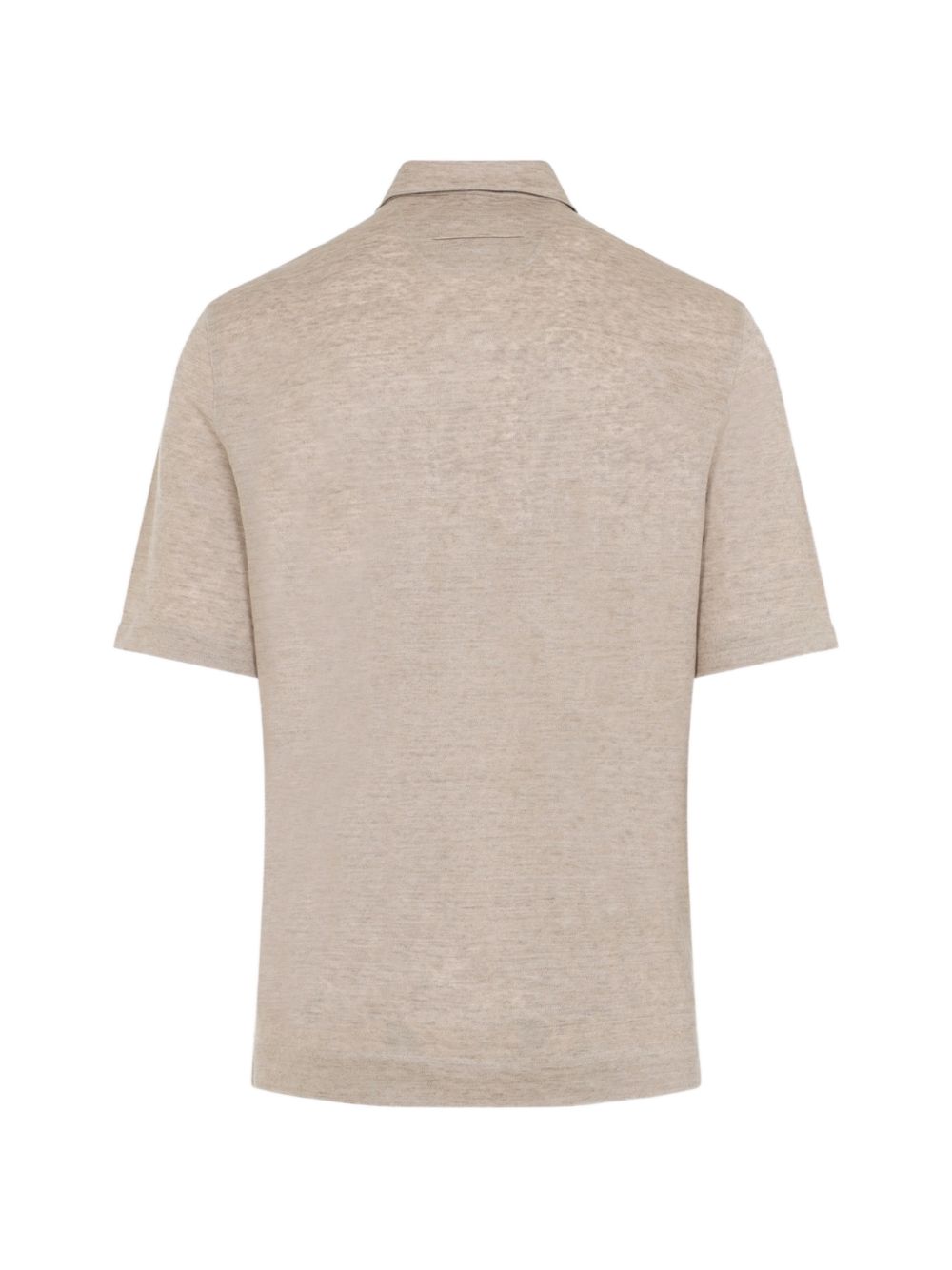 Polo in lino oasi in beige Zegna - uomo 