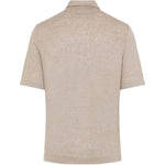 Polo in lino oasi in beige Zegna - uomo 