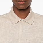 Polo a maniche corte in beige Zegna - uomo 