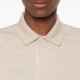 Polo a maniche corte in beige Zegna - uomo 