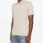 Polo a maniche corte in beige Zegna - uomo 