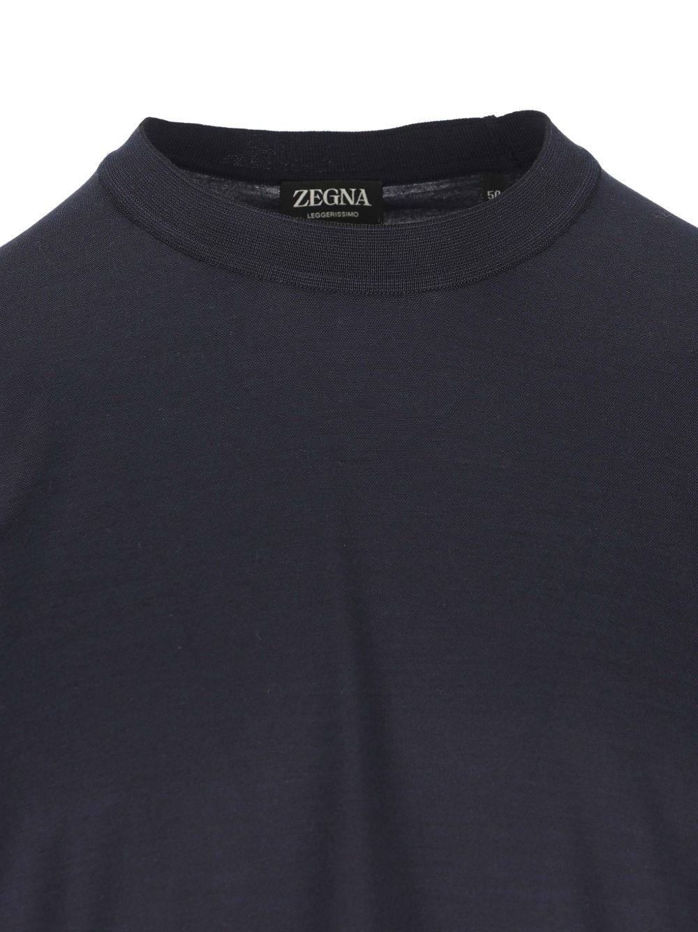T-shirt a maniche corte in blu Zegna - uomo 