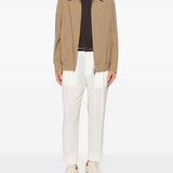 T-shirt a maniche corte con scollo rotondo in marrone Zegna - uomo 