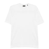 T-shirt a maniche corte in bainco Yohji yamamoto - uomo 