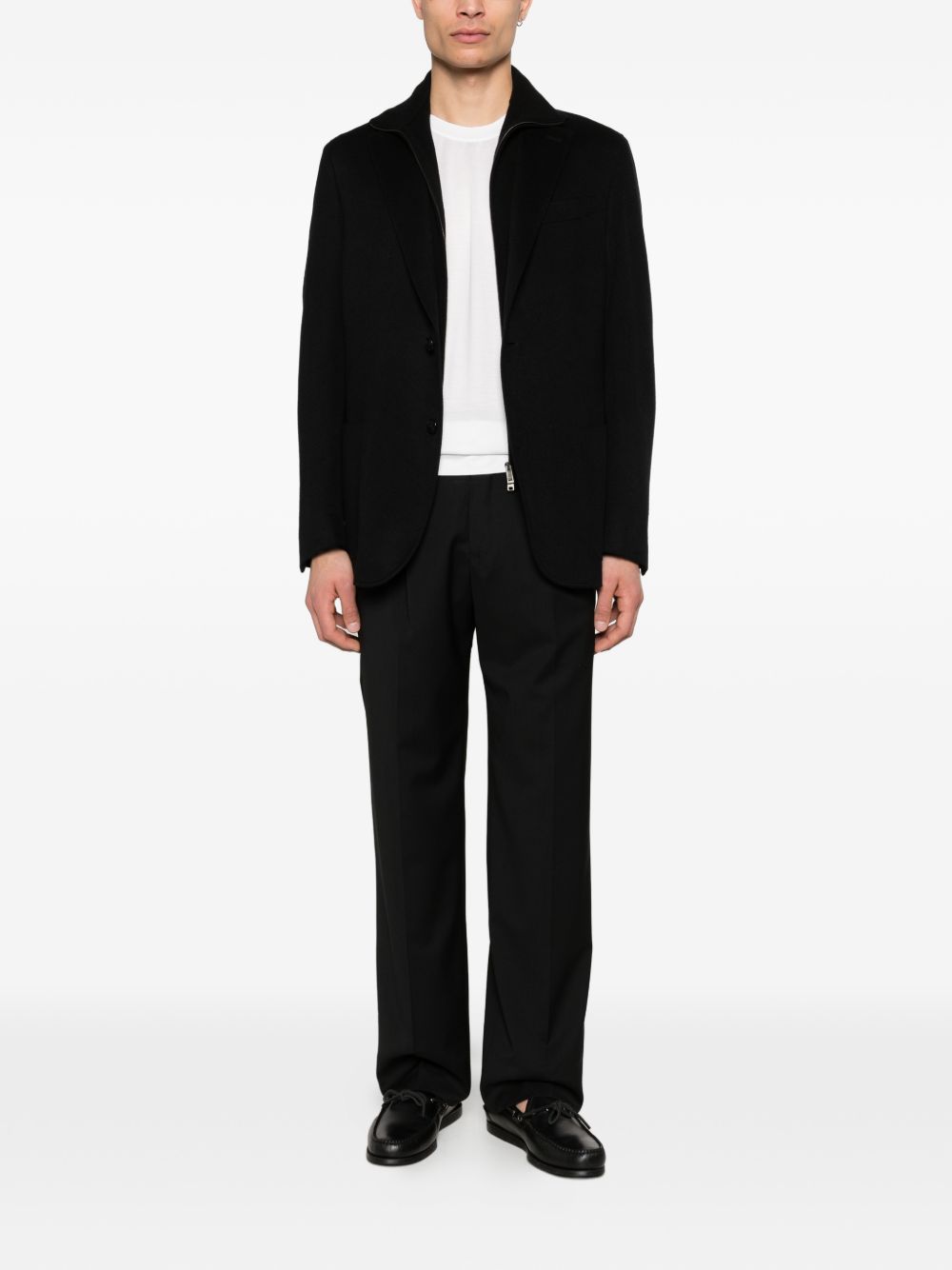 T-shirt a maniche corte in bainco Yohji yamamoto - uomo 