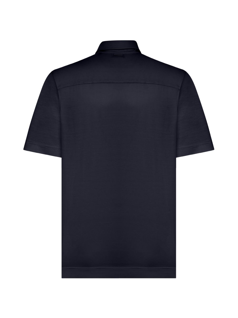 Polo con bottoni in blu Zegna - uomo 