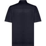 Polo con bottoni in blu Zegna - uomo 