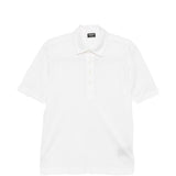 Polo a maniche corte in bianco Zegna - uomo 
