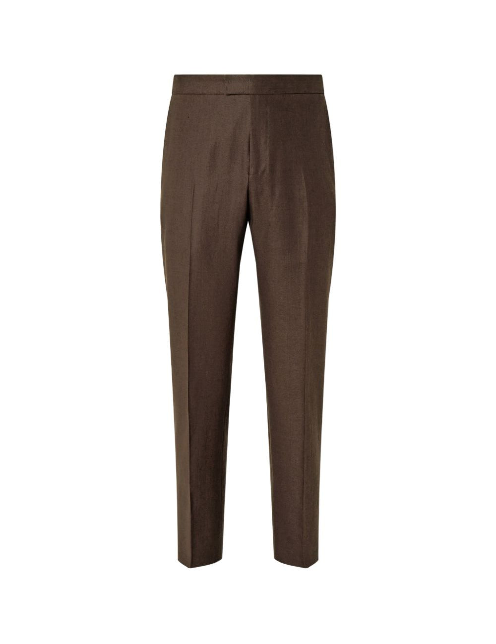Pantaloni con elastico e bottoni in marrone Zegna - uomo 