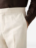 Zegna Oasi white linen trousers - men's